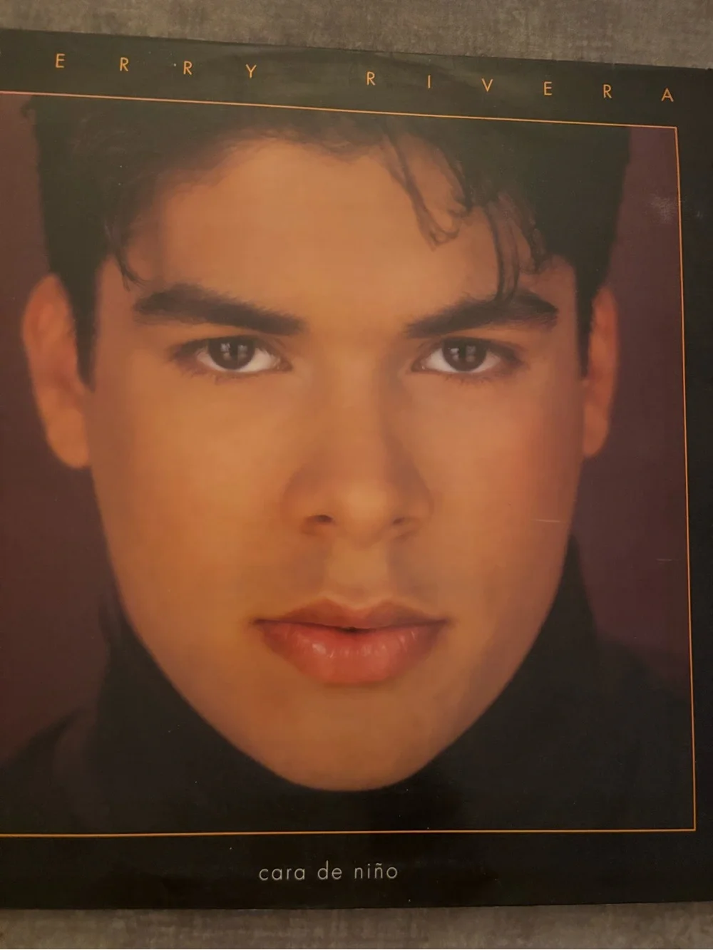 Jerry Rivera 'Cara de Niño' Vinyl Album 💿